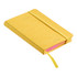 A6 Rainbow Edge Lined Notebook - Yellow