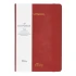 A5 Rainbow Edge Lined Notebook - Red