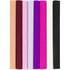 High Quality Crepe Paper Pack (8pcs) - Purple/Pink