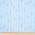 Blue Stripes with Bows - 100% Cotton