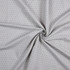White Honeycomb on Grey - 100% Cotton