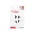 Clear Mini Stamps (4pcs) - Holly Leaves