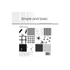 6" x 6" Paper Pack (24pk) - Simple & Basic: Jet Black