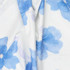 100% Cotton Poplin Watercolour Floral in Blue & Lilac on White - Per ½ Metre