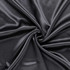 Ex-Designer 100% Double-Faced Silk Satin in Black - Per ¼ Metre