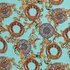 Designer Italian Soft Viscose in Aqua - Per ½ Metre