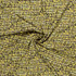 Viscose Twill Painterly Fleck in Neon Yellow & Olive - Per ½ Metre