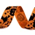 Halloween Pumpkin Grosgrain Ribbon (25mm) - Per Metre