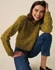 Twist V Neck Sweater in Hayfield Bonus Marl Chunky (10946) - PDF