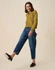Twist V Neck Sweater in Hayfield Bonus Marl Chunky (10946) - PDF