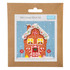 Front of Mini Counted Cross Stitch Kit - Gingerbread House