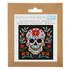 Front of Mini Counted Cross Stitch Kit - Sugar Skull