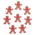 Christmas Craft Embellishments (8pcs) - Gingerbread Man