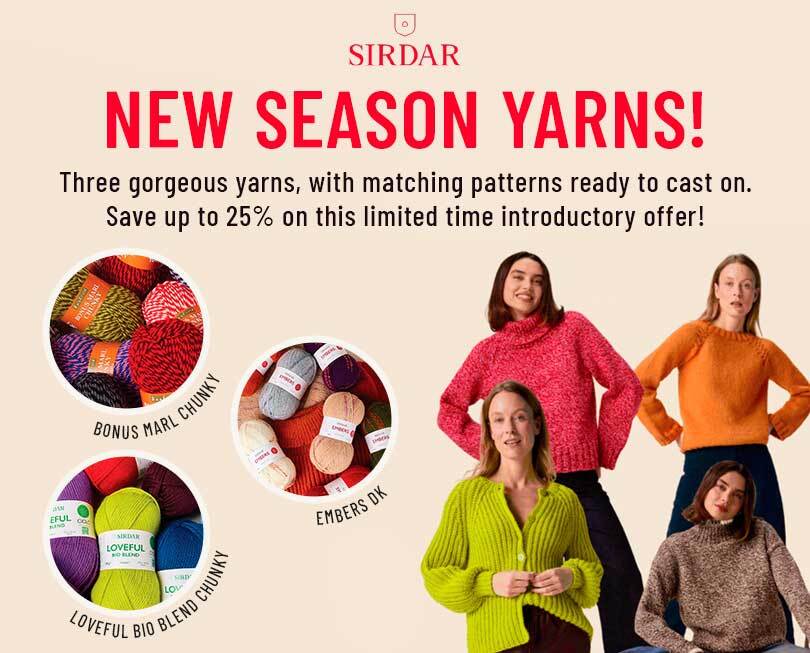 Sirdar new season yarns