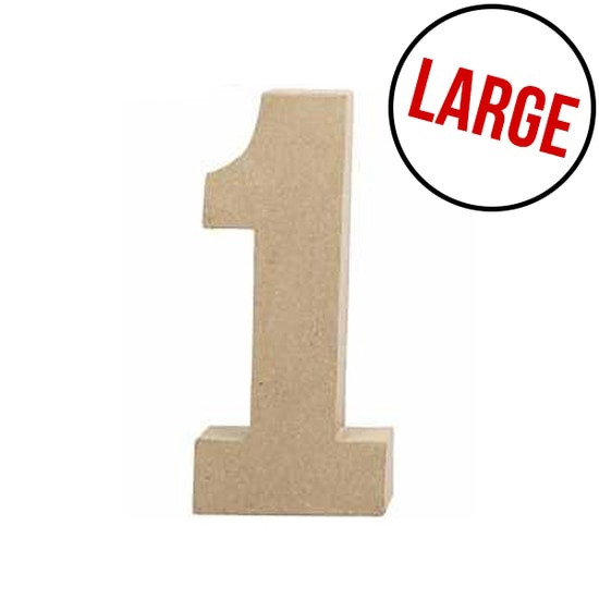 PapierMache Numbers Large Vibes & Scribes Ireland