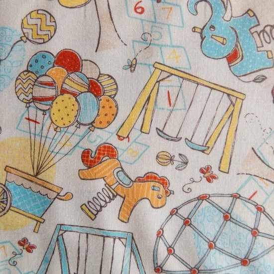 Playground Cotton Fabric | Vibes & Scribes