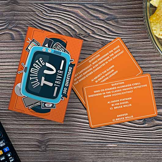 Trivia Cards - Ultimate TV |Gifts at Vibes & Scribes