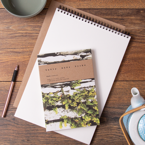 A5 Recycled Notebook: Wall - badly made books | Buy Online | Vibes ...