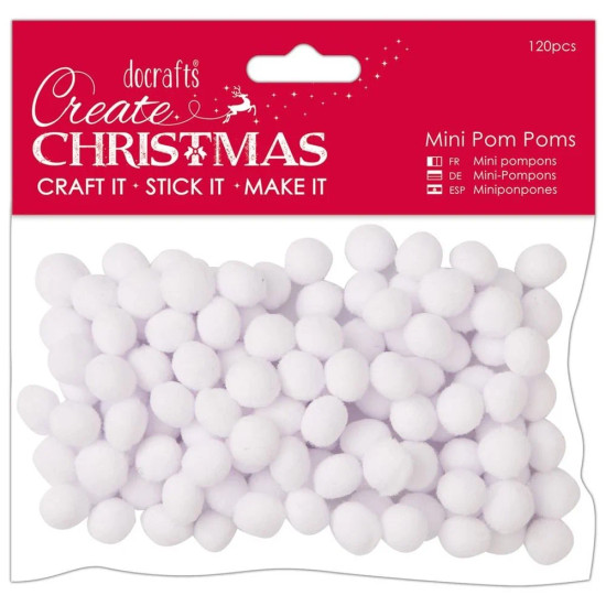 Pomp Mini Mini Pom Poms (120pcs) - Vibes & Scribes