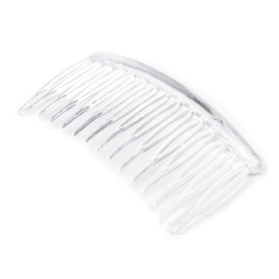 Comb Transparente Plastic Hair Comb - Transparent - Vibes & Scribes
