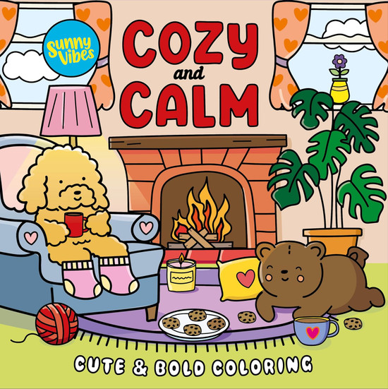 Cozy and Calm Coloring Book by Sunny Vibes - Vibes & Scribes