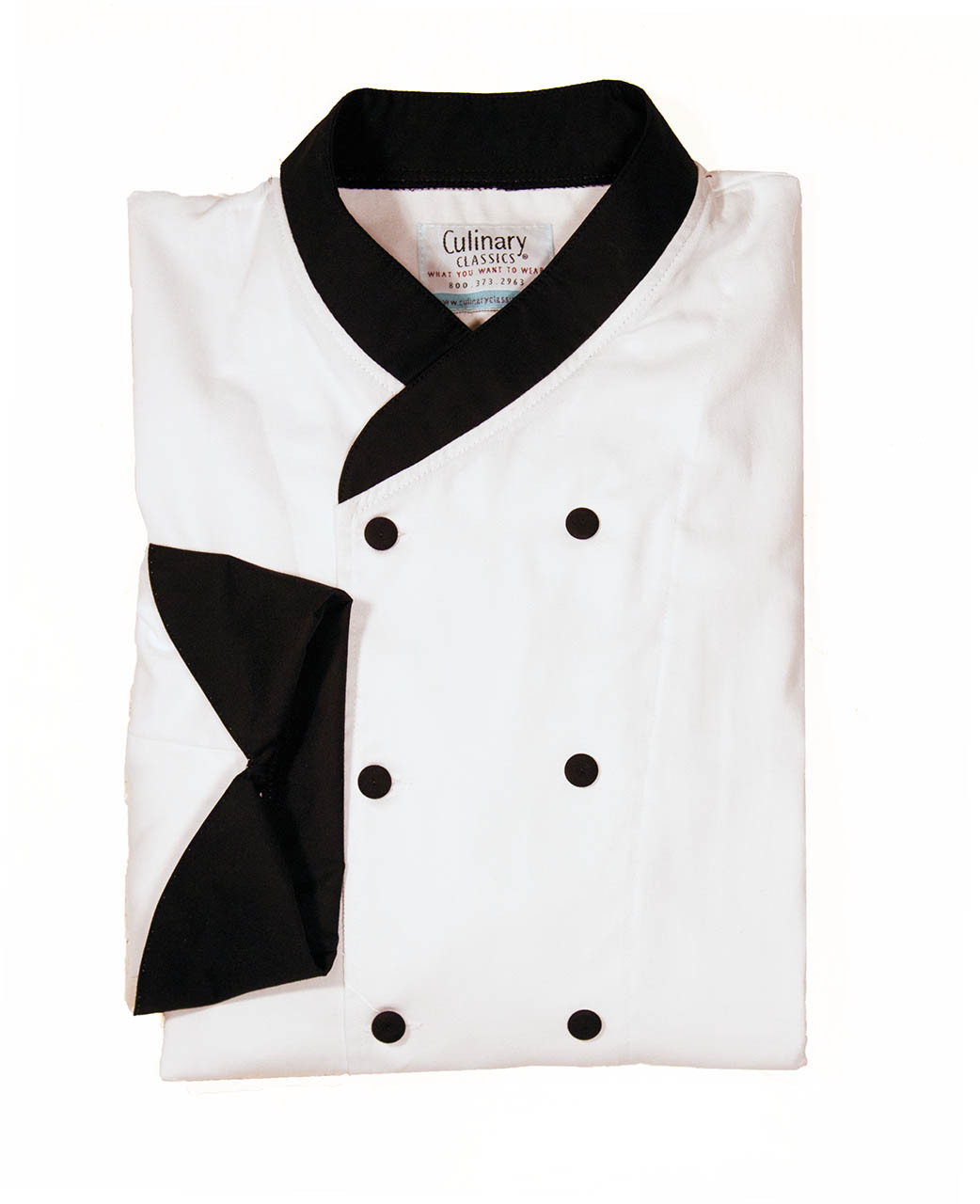 BASTILLE Black Basic Chef Coat