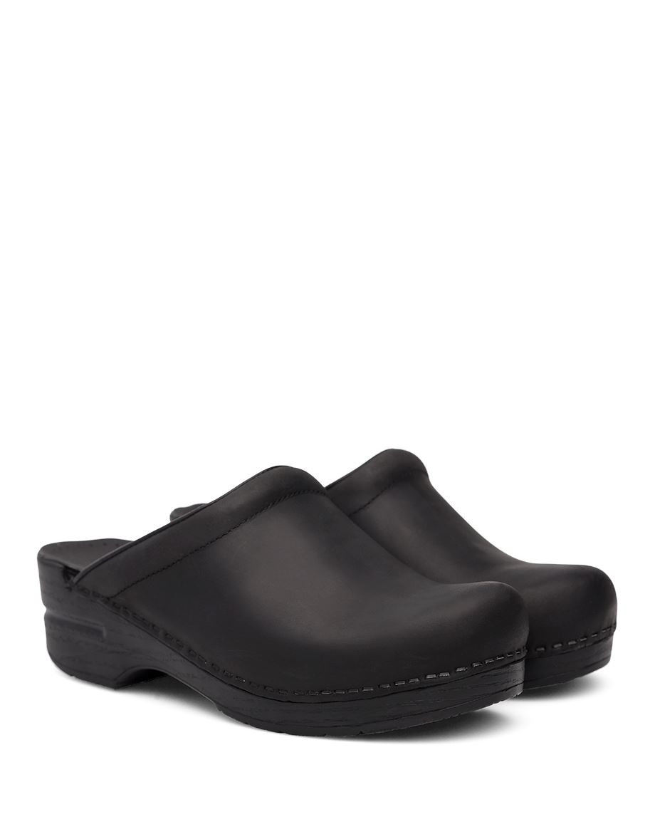Dansko Sonja Black Traditional Clog - Culinary Classics