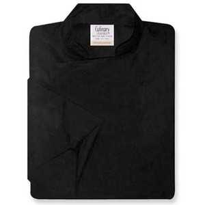 Epicurean Chef Coat in Black Egyptian Cotton