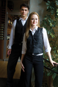 Women's Formal Restaurant Vest w/ Back Ties, 6011