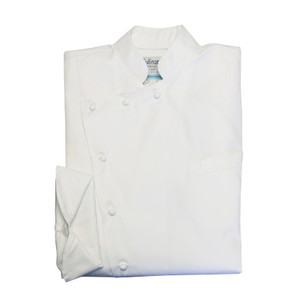 Bordeaux Chef Coat in White 100% Egyptian Cotton, 1095/609