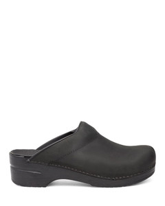 Black Oiled Leather Professional Footwear - Culinary Classics