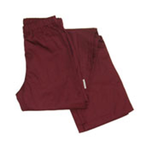Women's Straight Leg Chef Pants in Burgundy Women's Straight Leg Chef Pants in Burgundy