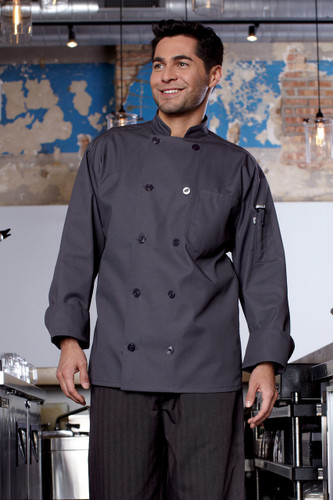Orleans Chef Coat in Slate UN1002_Slate