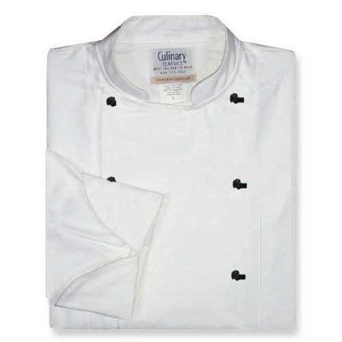 Women's Traditional Coat in White Poplin, 1035536 Women's Traditional Coat in White Poplin, 1035536