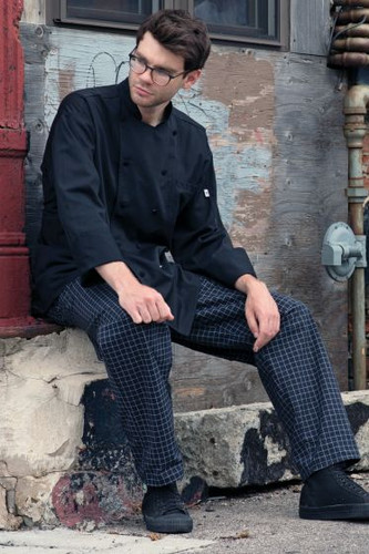 Barbados with mesh black
65/35 poly/cotton fine line twill - 5.3 oz
Inset pocket
Thermometer pocket
Finished cuffs and collar
Reinforced bar tacking
Reversible closure
Hidden neck button
Twelve cloth-covered button
Moisture-wicking mesh back