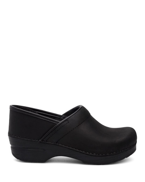 Dansko Black Oiled Leather Professional Clog, D9133