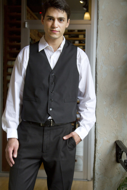 Men's Formal Restaurant Vest, 6010