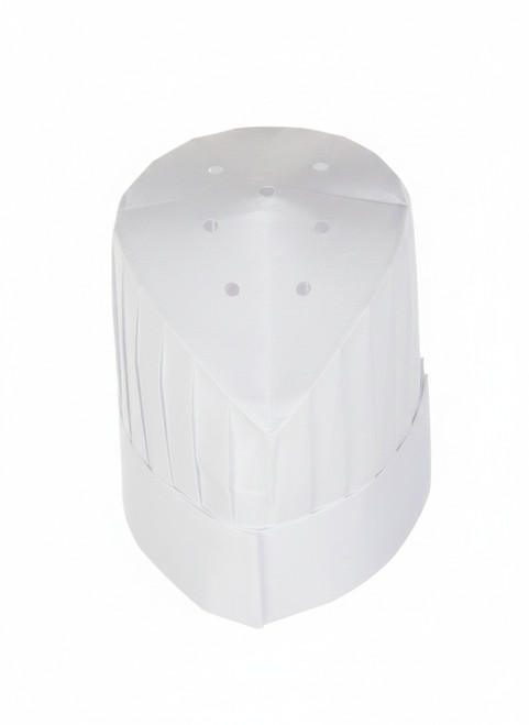 20 Pack Disposable 9 inch European Curve Chef Hat 2508