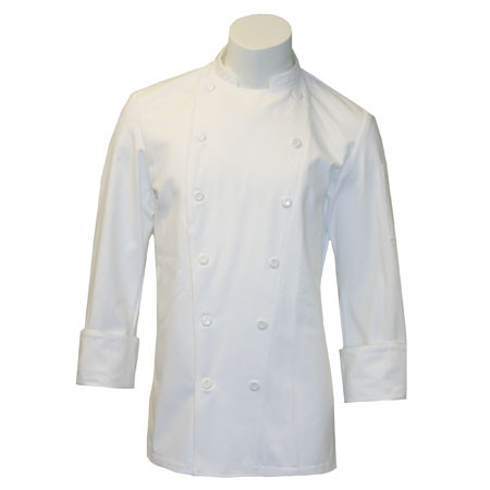 Modesto Coat in White Twill, 1006