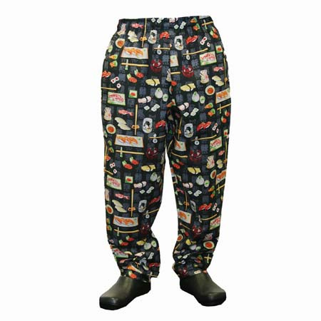 Baggy Chef Pants in 100% Cotton Patterns  - Many patterns to choose from, 7100-pattern