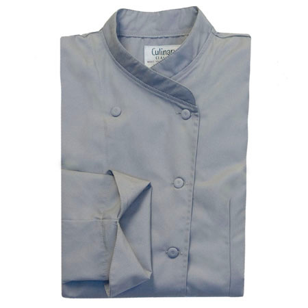 Women's Imperial Chef Coat in Graphite Poplin, 1042009
