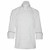 Traditional Chef Coat in White Fineline Twill with Black Cording, 1030515