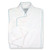 Milan Chef Coat in White Fineline Twill w/ Cloud Blue Accents