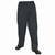 Baggy Chef Pants in Black & White Pinstripe, UN7804