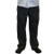 Classic Chef Pants in 100% Cotton Black/ White Chalk Stripe, 7101-604