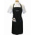 Standard Chef Apron in Black with CHEF embroidery UC3309