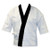 Sushi Chef Coat in White with Black Trim, 1037-005