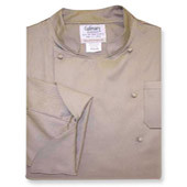 Contempo Coat in Khaki Twill with 2 Pockets