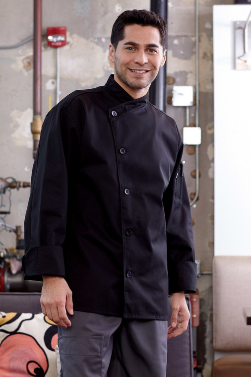 RIO Chef Coat in Black, UN1482_black