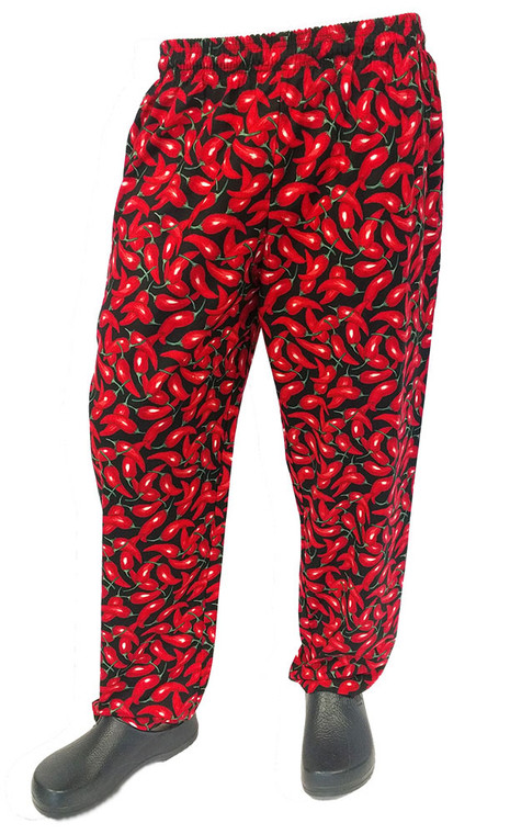 Classic Chef Pants in  Peppers - 5 Pepper Patterns to choose from! 7101-peppers